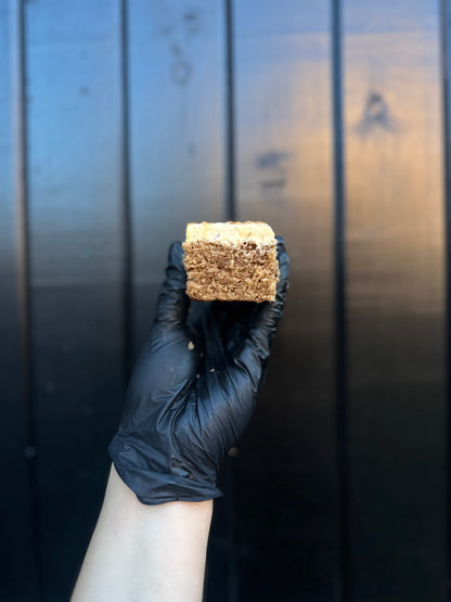 Hazelnut cake with burnt sugar Swiss buttercream