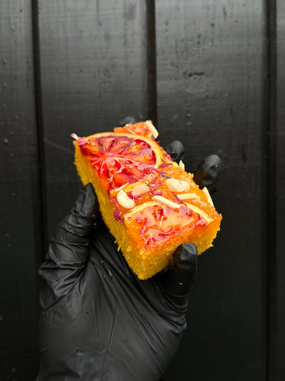 🍊 Upside-Down Orange & Clementine Cake with Polenta & Almonds